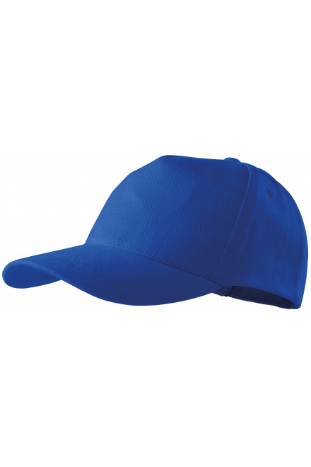 5-панелна памучна капачка, кралско синьо