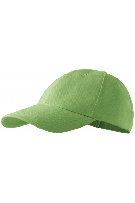 6-панелна бейзболна шапка, грахово зелено