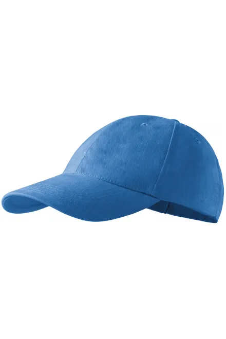 6-панелна бейзболна шапка, светло синьо