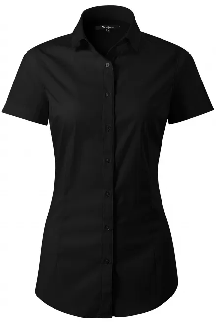 Дамска блуза Slim fit - черен, M