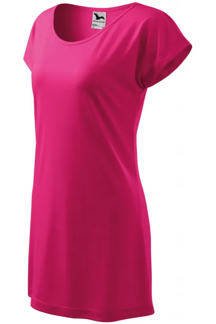 Дамска дълга тениска / рокля, лилаво