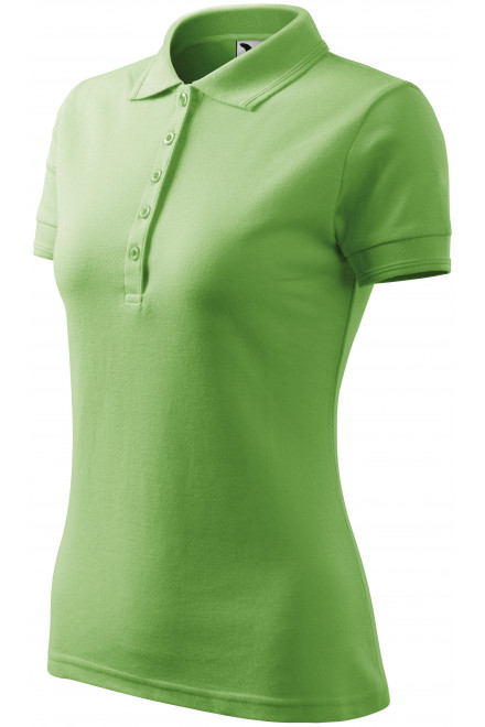 Дамска елегантна поло риза, грахово зелено, дамски поло тениски