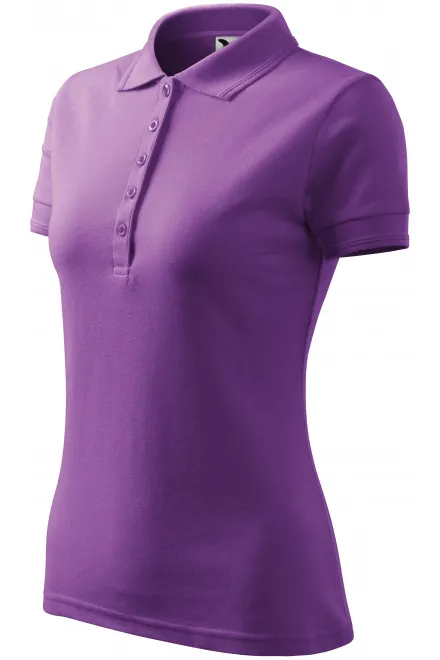 Дамска елегантна поло риза, лилаво