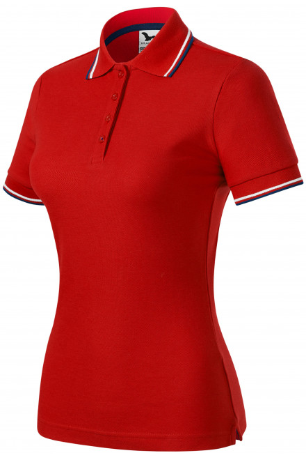 Дамска класическа поло тениска, червен, тениски