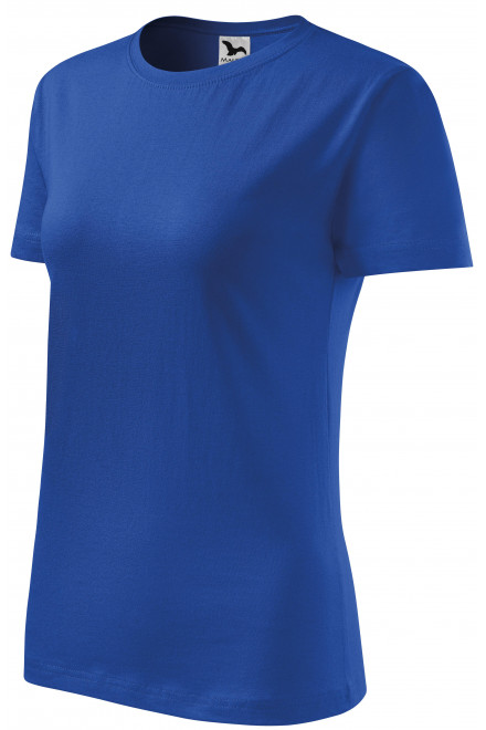Дамска класическа тениска, кралско синьо, тениски с къс ръкав