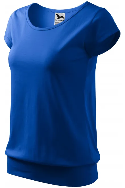 Дамска модерна тениска, кралско синьо