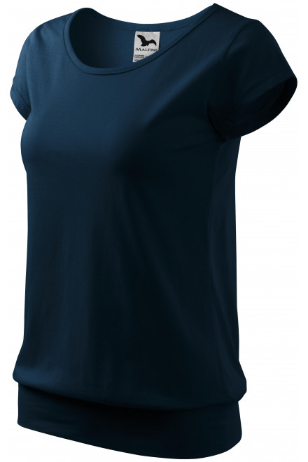 Дамска модерна тениска, тъмно синьо, дамски тениски