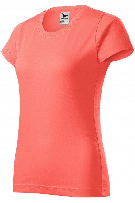 Дамска проста тениска, корал, оранжеви тениски