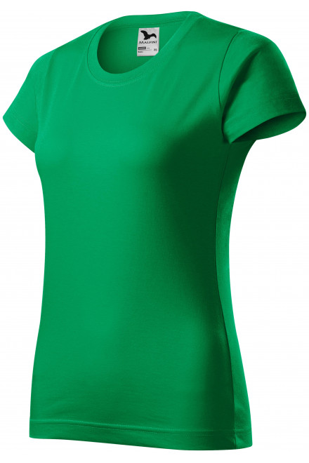 Дамска проста тениска, трева зелено, дамски тениски