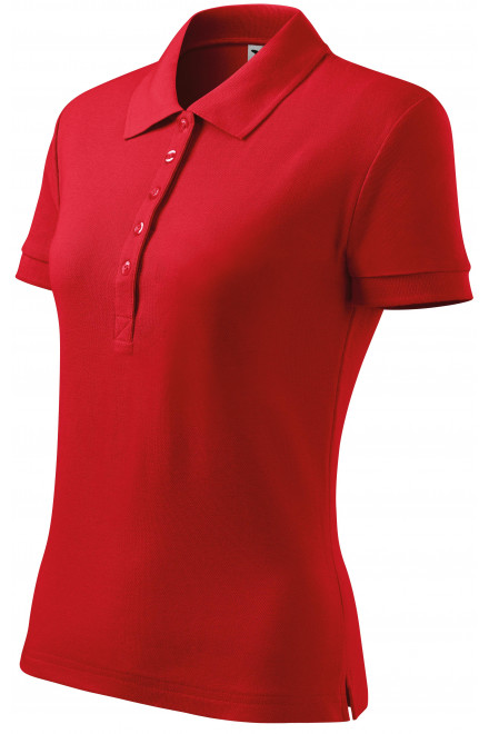Дамска риза поло, червен, дамски поло тениски