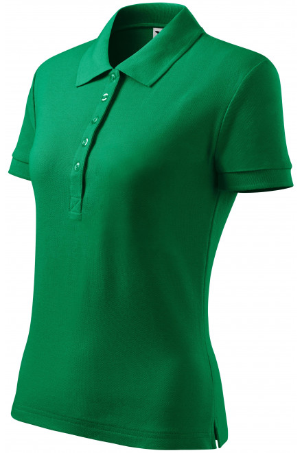 Дамска риза поло, трева зелено, тениски без щампи