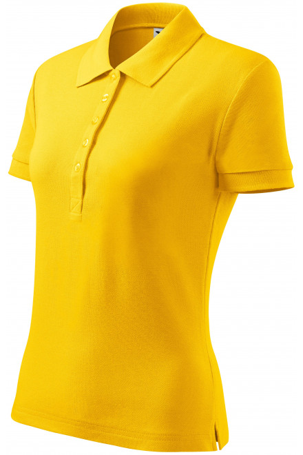 Дамска риза поло, жълт, дамски поло тениски