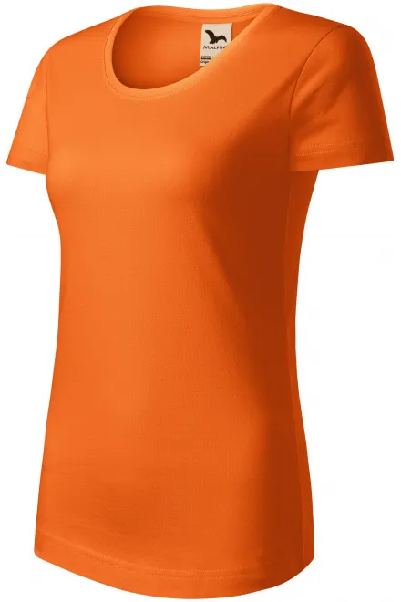 Дамска тениска от органичен памук, оранжево