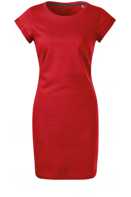 Дамски рокли за всеки ден - червен, M