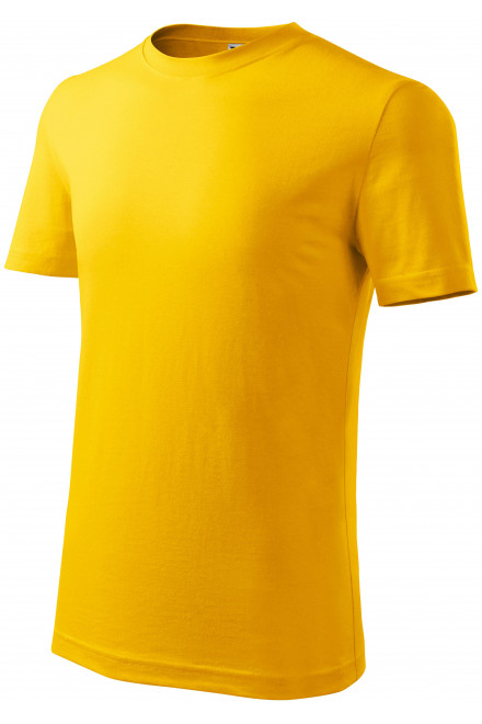 Детска лека тениска, жълт, тениски без щампи