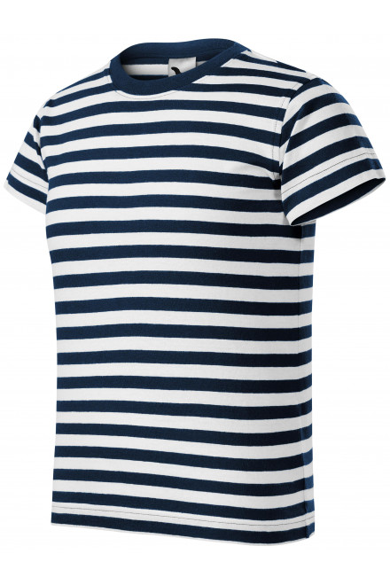 Детска морска тениска, тъмно синьо, моряшки тениски