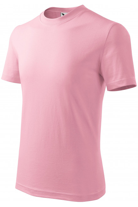 Детска семпла тениска, розово, детски тениски