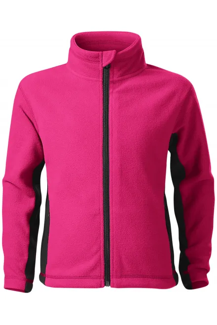 Детско поларено контрастно яке - лилаво, 146 см / 10 години