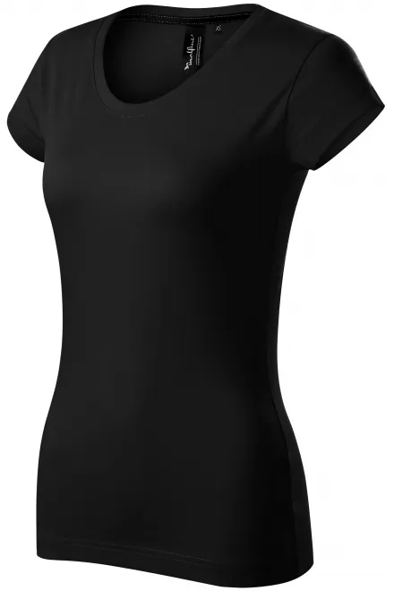 Ексклузивна дамска тениска, черен