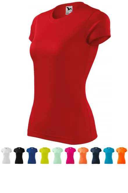 Дамска спортна тениска, червен