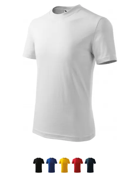 Детска класическа тениска, Бял