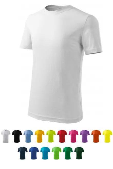 Детска лека тениска, Бял