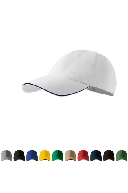 Контрастна капачка, Бял