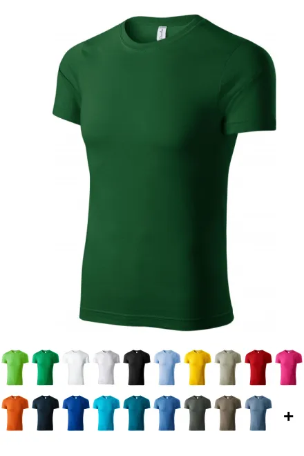 Лека тениска с къс ръкав, бутилка зелено