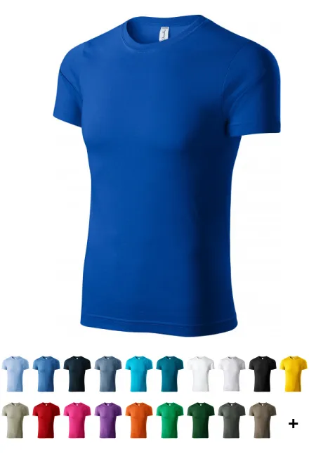 Лека тениска с къс ръкав, кралско синьо