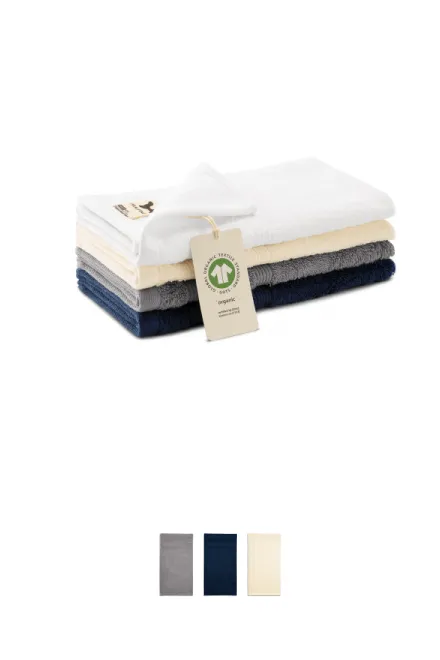 Малка кърпа от органичен памук, Бял