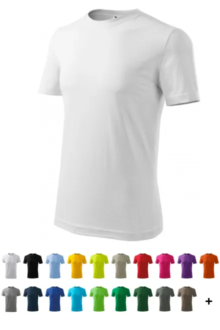 Мъжка класическа тениска, Бял