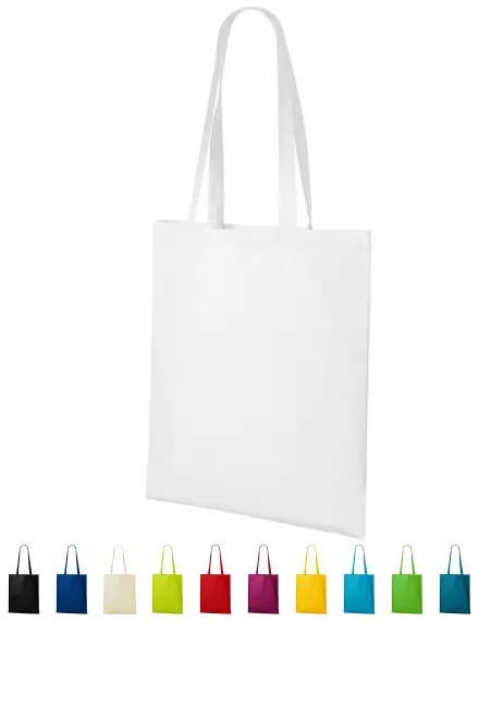 Памучна чанта за пазаруване, Бял