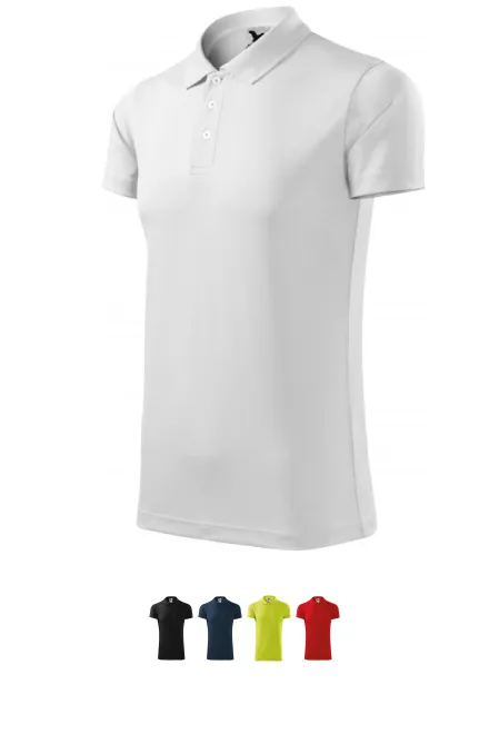 Спортна риза поло, Бял
