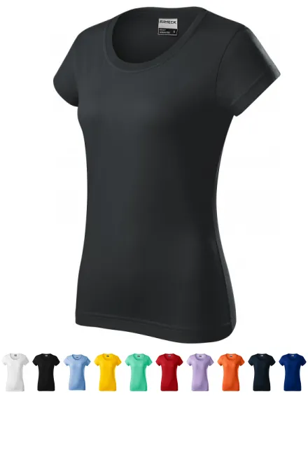 Устойчива дамска тениска, абанос сиво