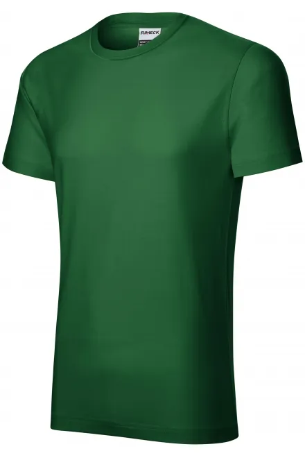 Издръжлива мъжка тениска, бутилка зелено