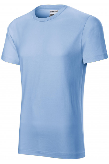 Издръжлива мъжка тениска, небесно синьо, памучни тениски