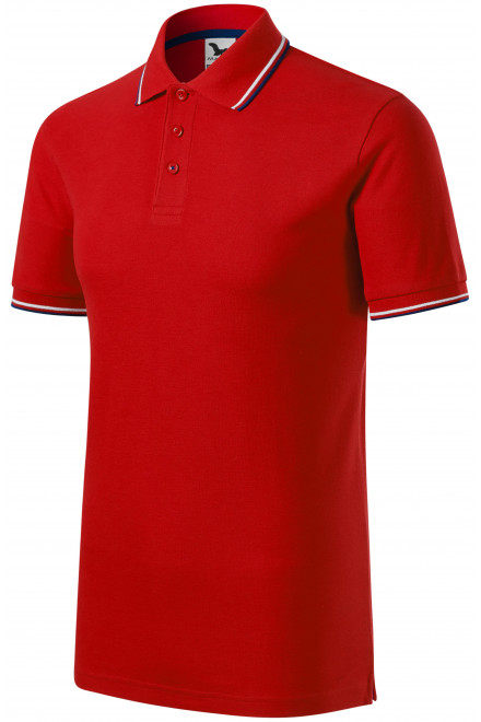 Класическа мъжка поло тениска, червен, поло тениска