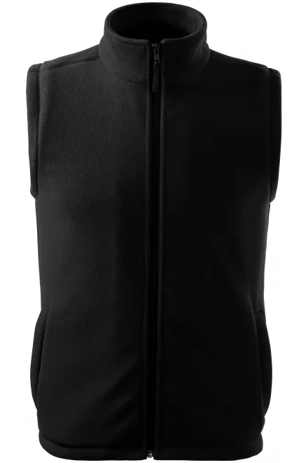 Класическа жилетка от полар - черен, XS