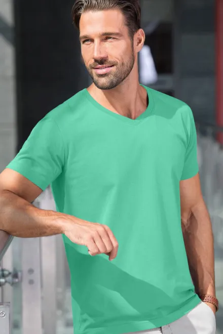 Мъжка прилепнала тениска, мента