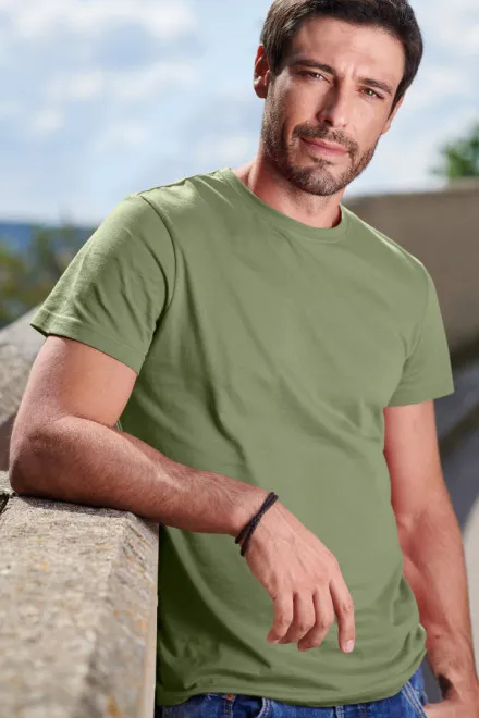 Мъжка семпла тениска, каки