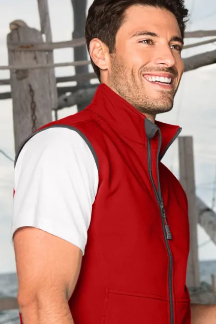 Мъжка жилетка, червен