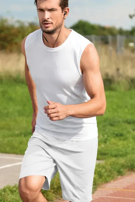 Мъжки къси панталони, Бял