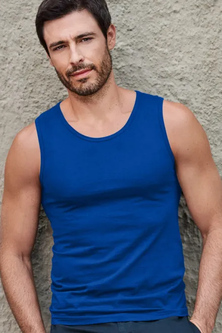 Мъжки потник, кралско синьо