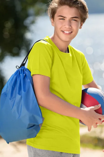 Спортна тениска за деца, неоново жълто