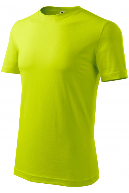 Мъжка класическа тениска, липово зелено, зелени тениски