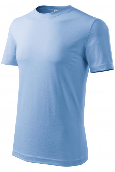 Мъжка класическа тениска, небесно синьо, сини тениски