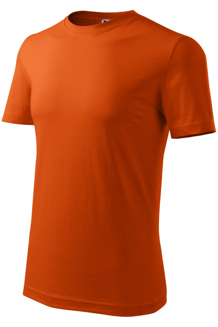 Мъжка класическа тениска, оранжево, тениски с къс ръкав