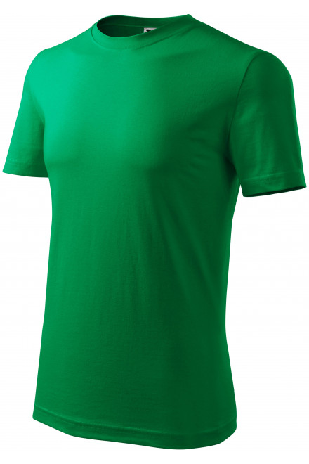 Мъжка класическа тениска, трева зелено, тениски за печат