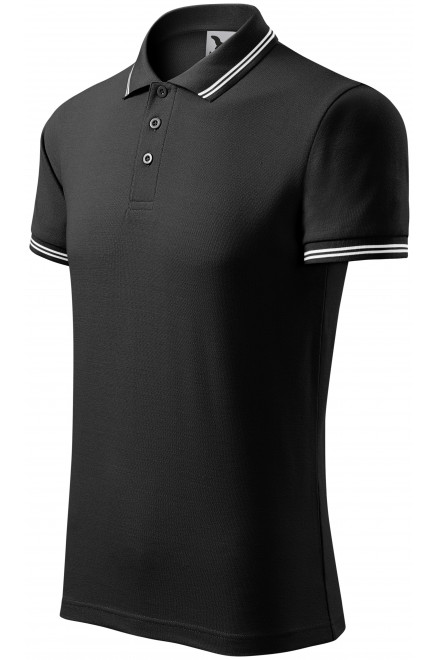 Мъжка контра контра риза, черен, мъжки поло тениски