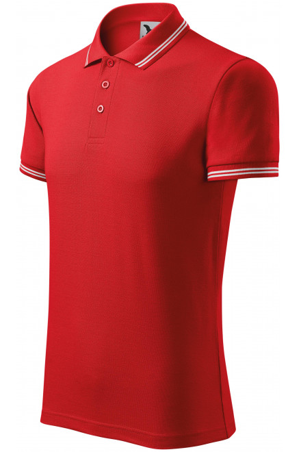 Мъжка контра контра риза, червен, тениски за печат